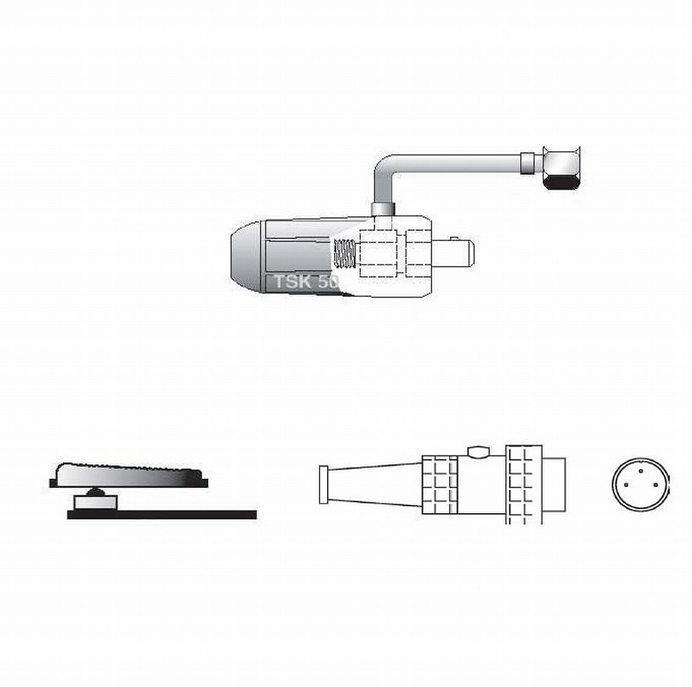 TIG/TIG Welding Torch SR26 / 4m Ergotig HighFlex Trafimet HF2604192
