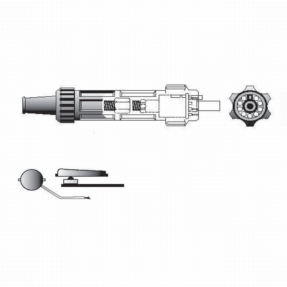 TIG/TIG Welding Torch SR26 / 4m Ergotig HighFlex Trafimet HF2604060