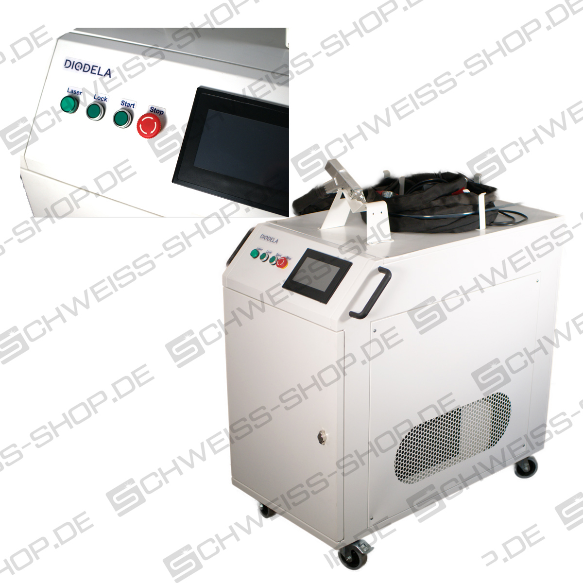 Diodela laser welder model FWS2000 output power 2000 W, power