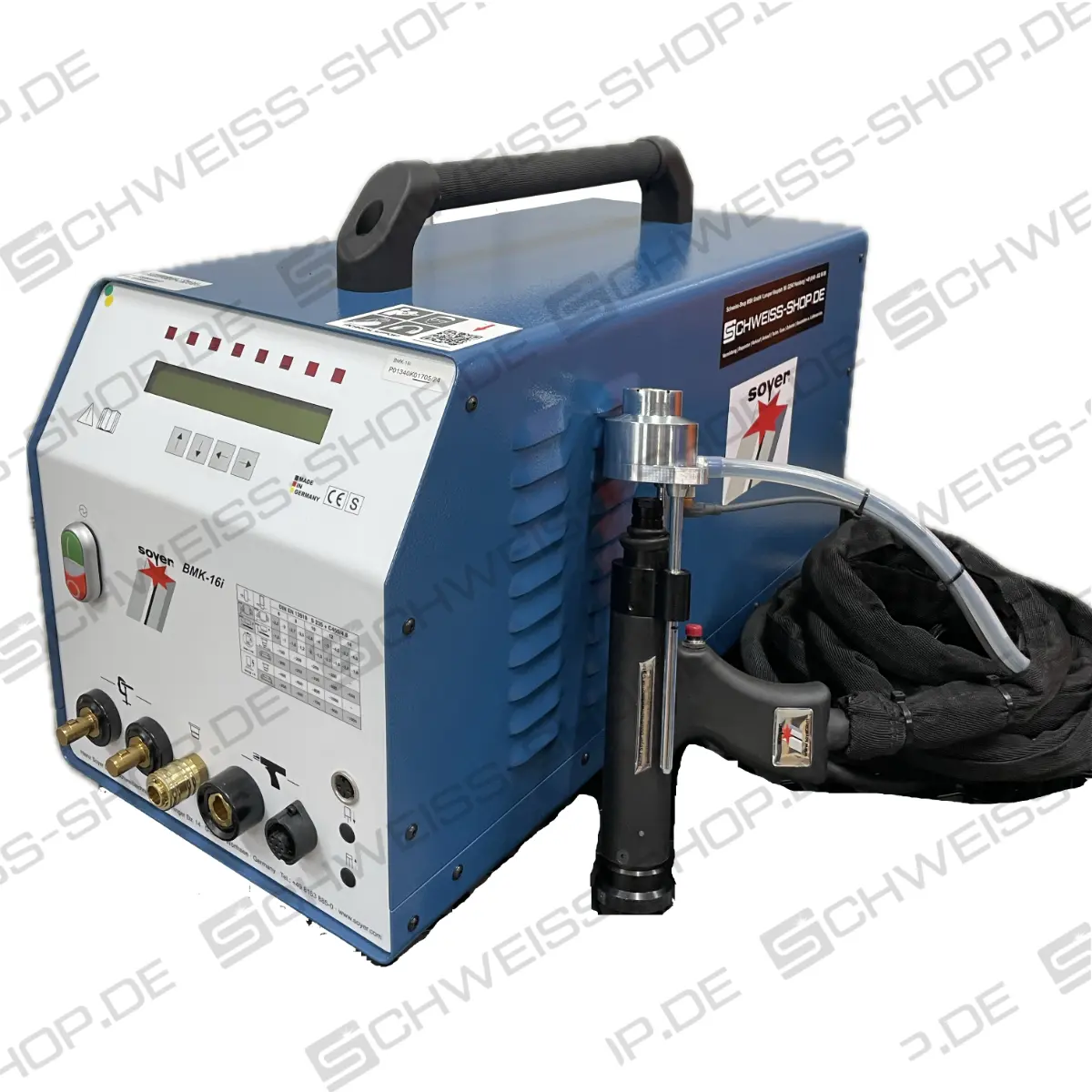 Soyer BMK-16i stud welder ready for welding Hire - M3 - M16 RD studs ~ Stud welding