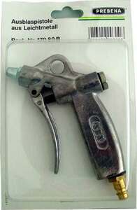 Blow-out gun made of light metal with plug nipple. ~ Accessories