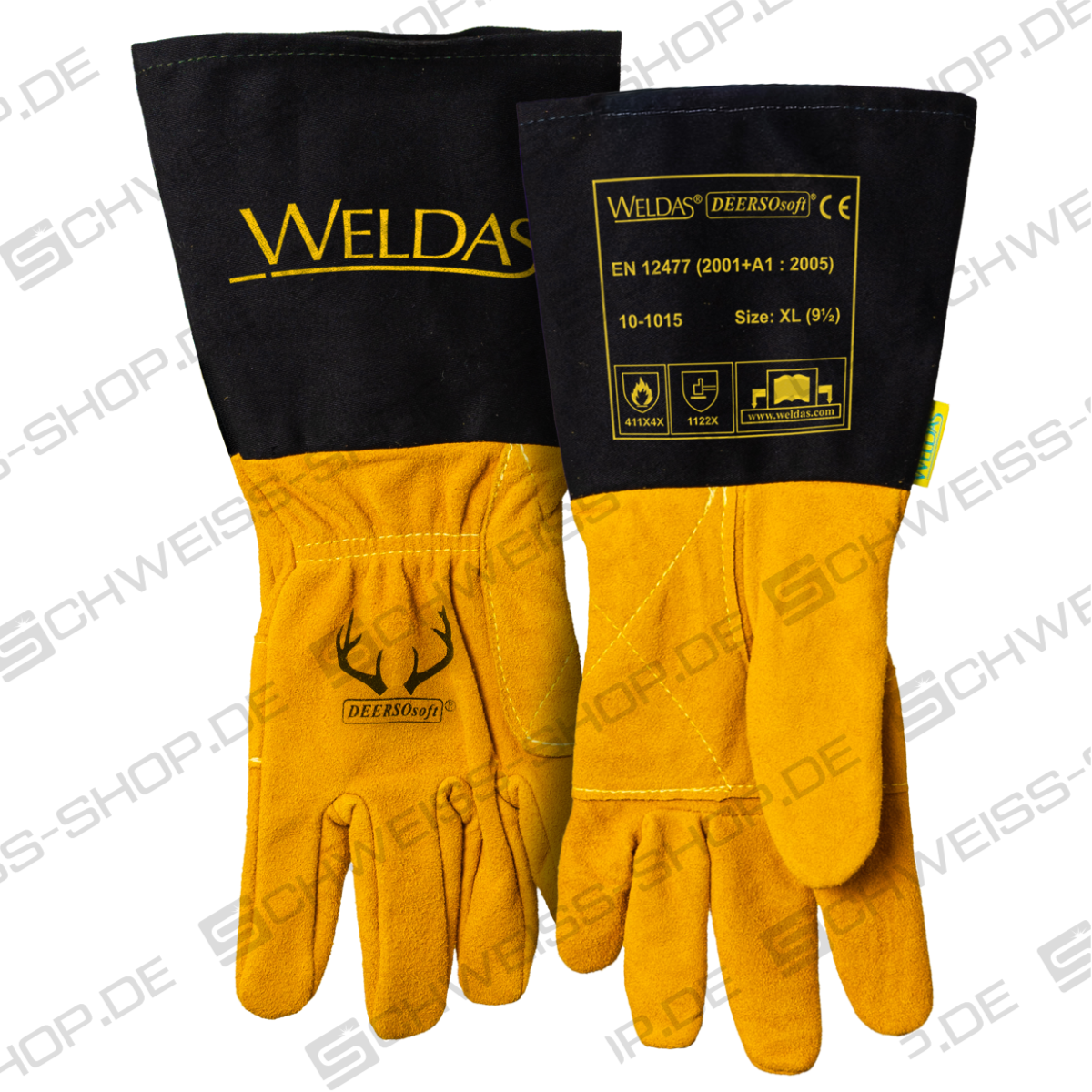 Weldas | Guanto per saldatura TIG ultrasottile in pelle di cervo DEERSOsoft | 252HSE0144 Guanto per saldatura TIG ultrasottile in pelle di cervo DEERSOsoft | Guanti
