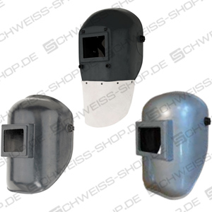 RIMAG - Head shield made of black plastic with glass fibre fabric ~ Protective shields