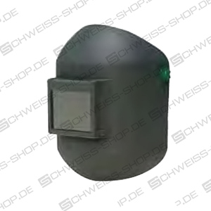GAMADOR head shield, "Original Marshaube" made of heat-resistant plastic, extremely light, rounded shape, glass size 90 x 110 mm ~ Protective shields