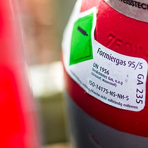 Formiergas, 50 Liter Gasfüllung ( Stickstoff 90% / Wasserstoff 10%) ( nur möglich bei Eigentumsflaschen ) Maße ca.: Höhe 160cm ~ Gasfüllung im Tausch