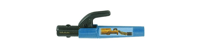 137MEH0081: Elektrodenhalter, RIMAG - Expo, mit Duroplastgriff, Kabelschuhanschluß, Isolierschalen aus Gewebeschnitzel