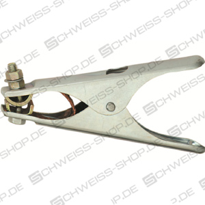 Quick-action earth terminals, different versions for different amperages. ~ Ground + electrode h.