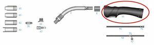 Ratio grip; hole-16 mm; ball joint ~ Wear parts MHS 25