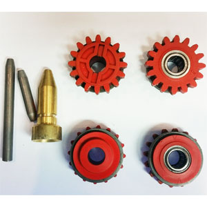 Rulli passafilo per Kemppi Kempact RA (253RA - 323RA), SS (FE) STANDARD Scanalatura a V, liscia, acciaio inox SS,CU (FE) V1.0 | Accessori / Rulli di trasmissione