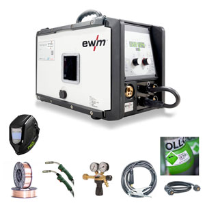 EWM Picomig 180 Puls TKG MIG/MAG-Schweißgerät - Schweißdraht, Optrel Automatikhelm ~ Angebote / Sets