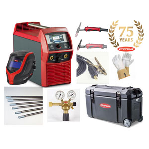 Fronius advantage package - readytoweld, TIG advantage package no. 10 - MagicWave 190 AC/DC set, THP 220i G ML/F/UD/Le/4m, TTB 220P G ML/70°/L65, earth cable 25mm² 4m ~ AC/DC