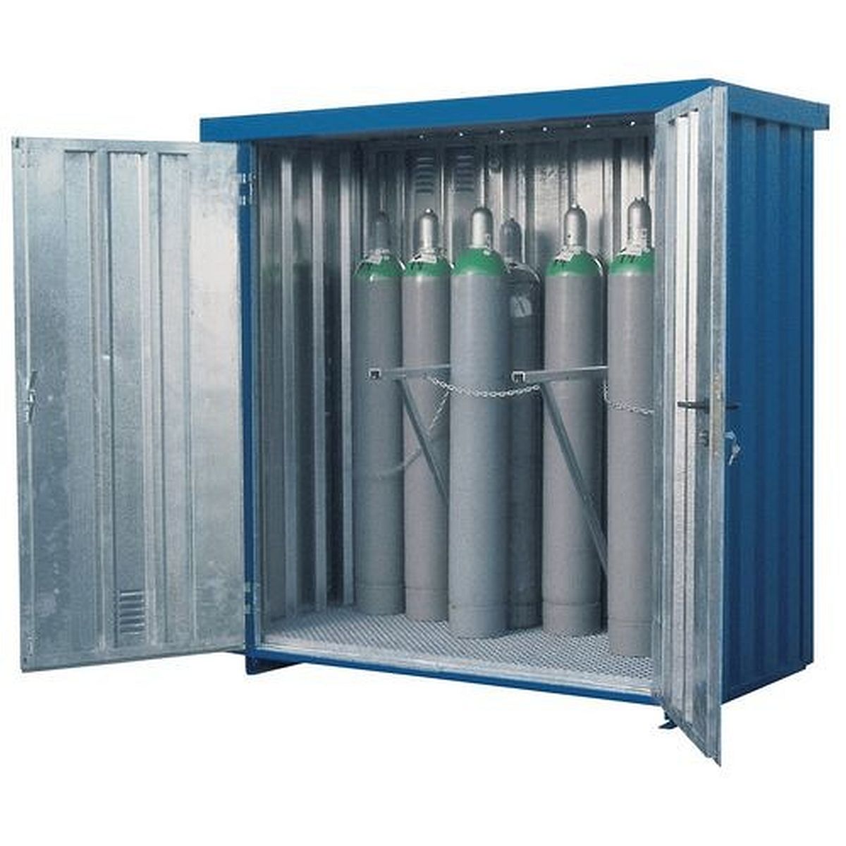 Gas cylinder container MDC 210 ~ SCHWEISS-SHOP 115867 ~ Gas cylinder  storage - Container ~ 1512GFC0011 ~ Schweiss Shop