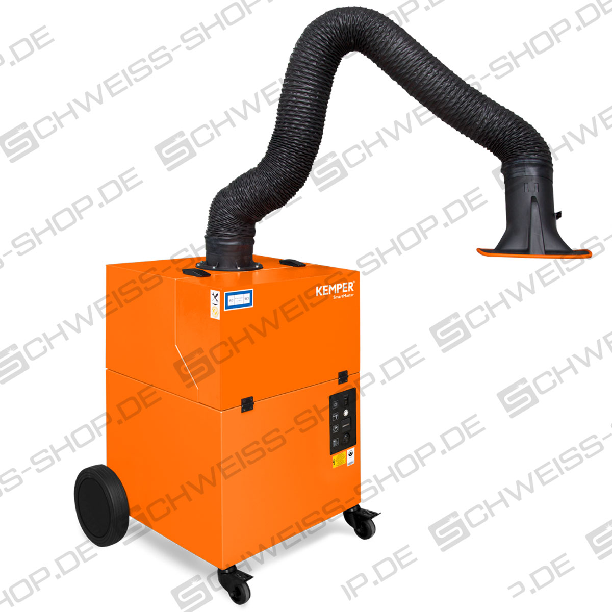 Kemper - Smart Master - sistema de aspiración móvil con filtro desechable, brazo de 2 m, versión con manguera de 230 V, brazo de 3 m, versión con manguera de 230 V | Sistemas móviles