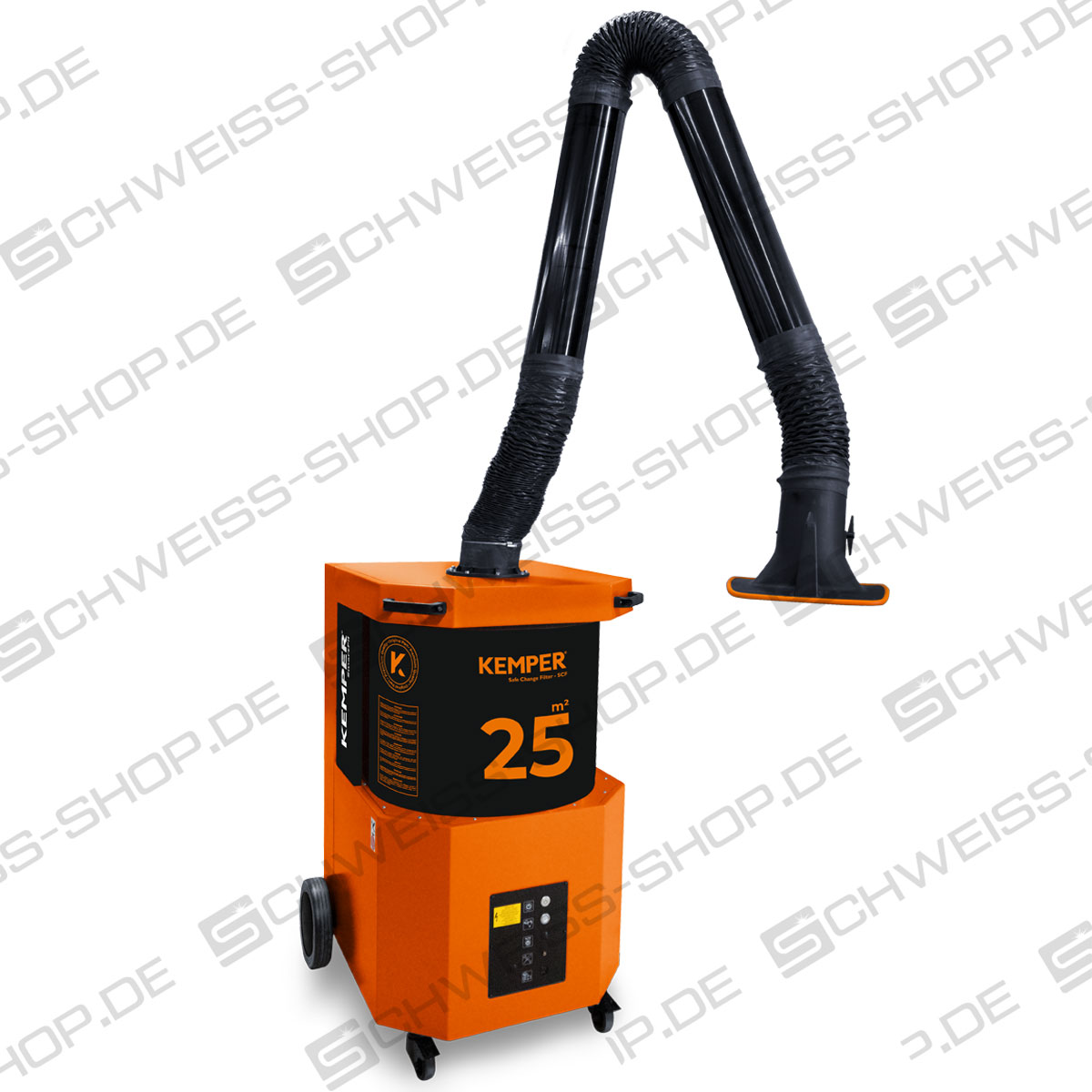 Kemper - SmartFil - unidad móvil y compacta de aspiración de humos de soldadura para uso regular durante la soldadura (brazo de 2m, 3m, 4m) | Sistemas móviles