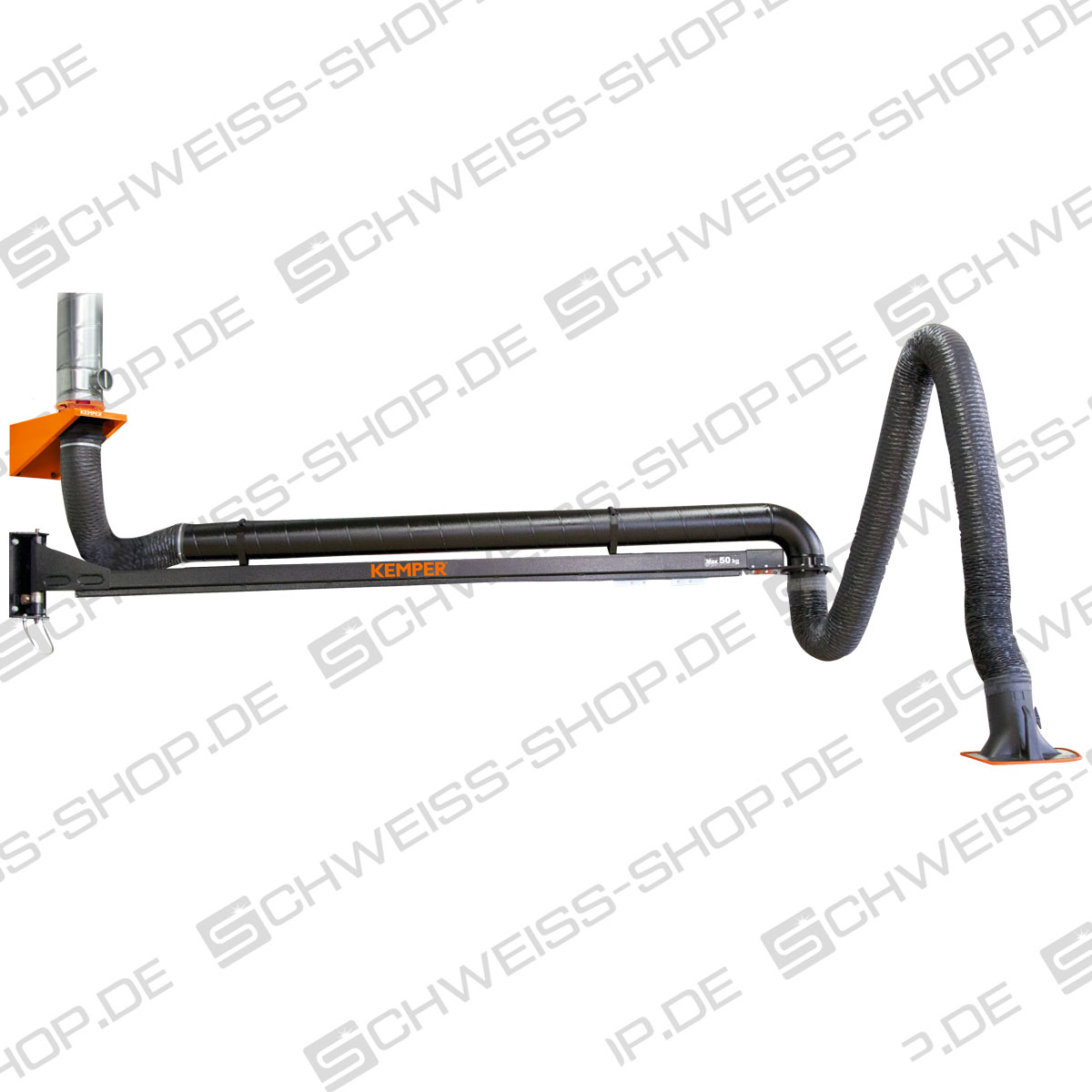 Kit de extracción Eco 2 articulaciones - sistemas de extracción fijos y centrales sin filtro | Sistemas Estacionarios y Centrales