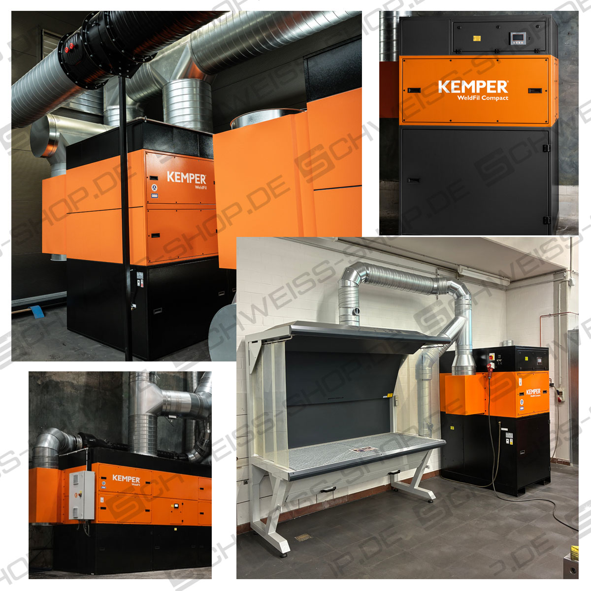 Kemper | WeldFil Compact y WeldFil: sistemas de aspiración estacionarios y centralizados | 1542KEM0153 WeldFil Compact y WeldFil: sistemas de aspiración estacionarios y centralizados | Sistemas Estacionarios y Centrales