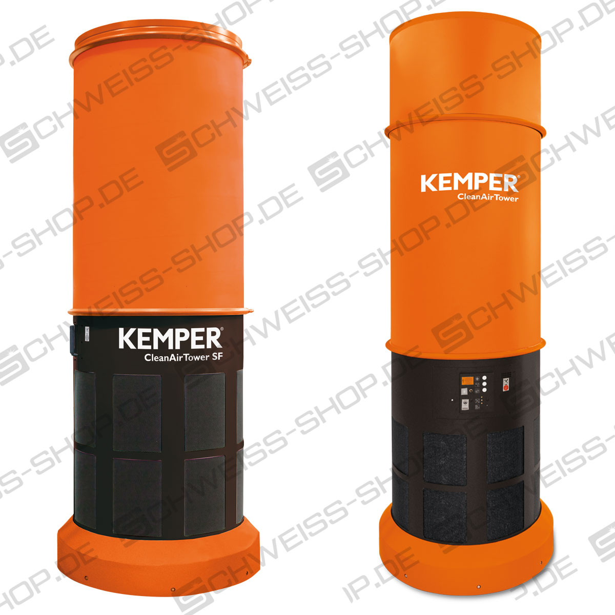 Kemper - CleanAirTower - Sistemas de ventilación de locales, Sistema de ventilación de locales de bajo consumo con ventilación estratificada para humos de soldadura | Sistemas de aire ambiental