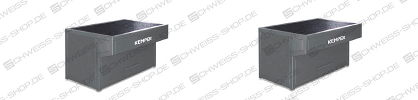 Kemper - Schweißtische - Absaugtische und Schneidtische, Solider Hand Schweißtisch mit integrierter Schlackenschublade | Absaug- Schneidtische