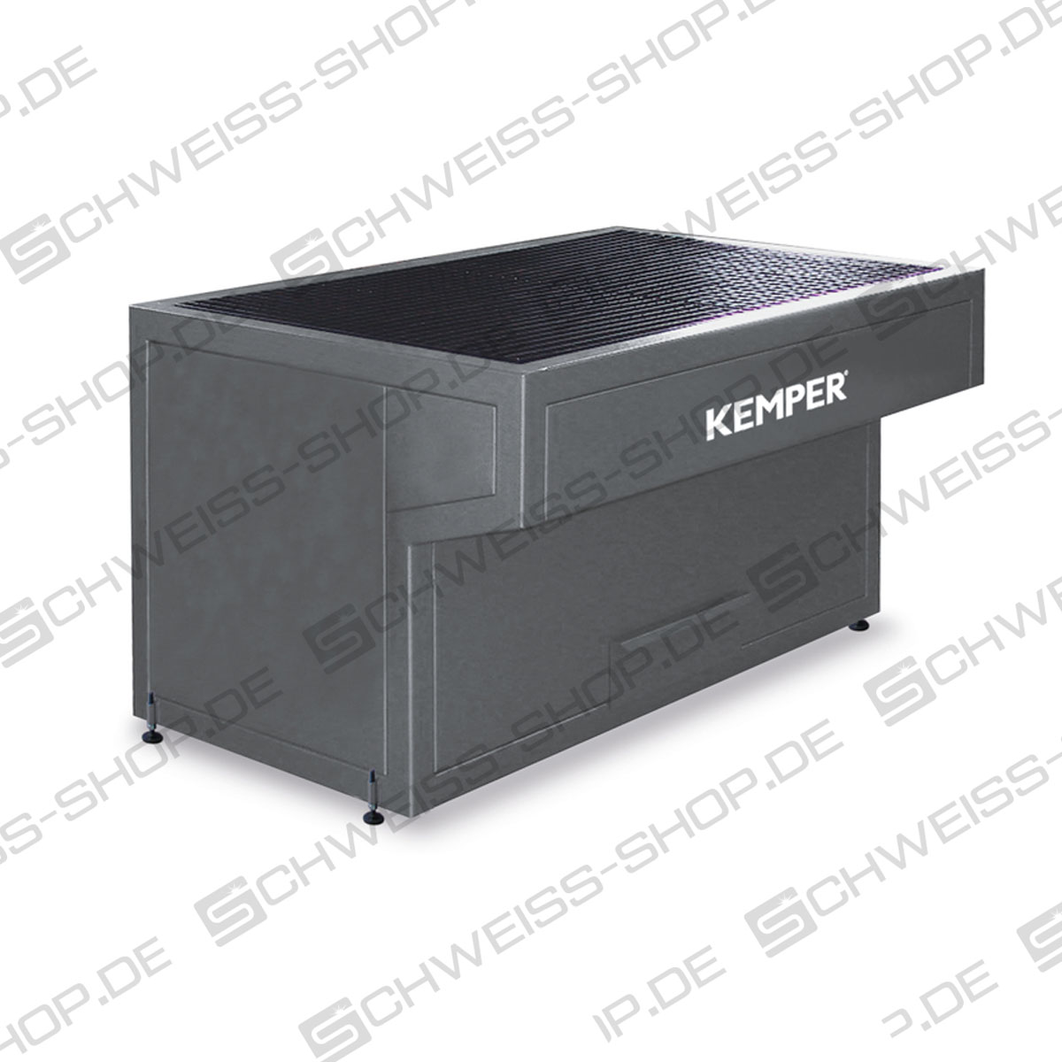 Kemper - Mesas de soldadura - Mesas aspirantes y mesas de corte, Mesa de soldadura manual maciza con cajón de escoria integrado | Mesas de corte por aspiración