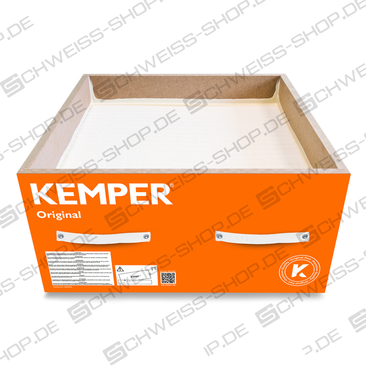 Kemper - Filtro de repuesto para ProfiMaster, filtro principal de 17 m², esteras de prefiltro (juego de 10) | Filtro de recambio Kemper