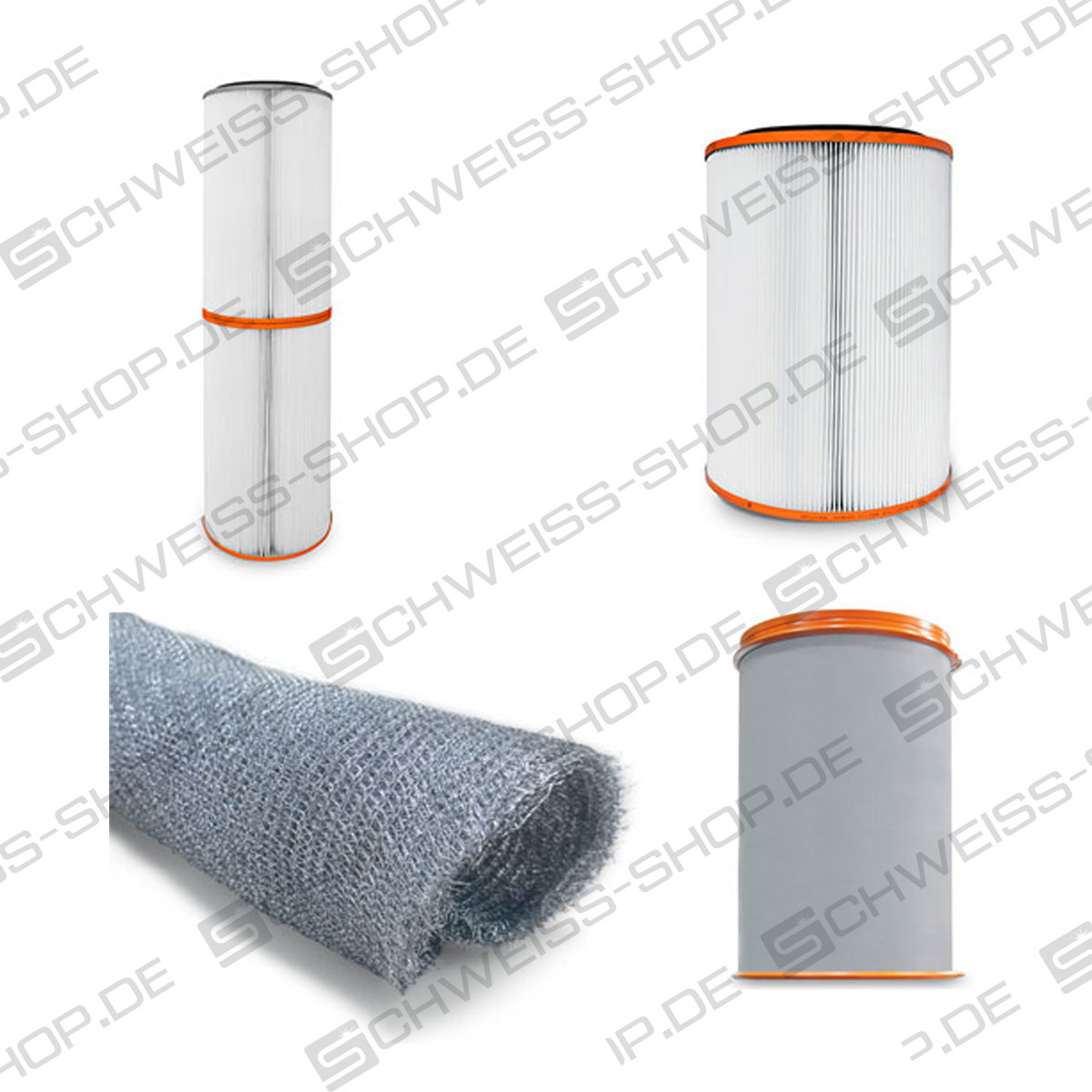 Kemper - Filtro de repuesto para CleanAirTower, filtro principal de 100 m², estera de prefiltro de aluminio, cartucho de filtro de membrana | Filtro de recambio Kemper