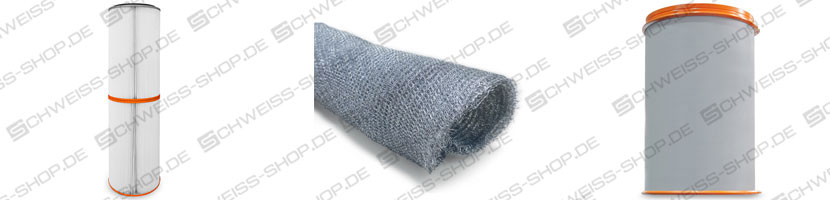 Kemper - Filtro di ricambio per CleanAirTower, filtro principale 100m², tappetino prefiltro in alluminio, cartuccia filtro a membrana | Filtro di ricambio Kemper