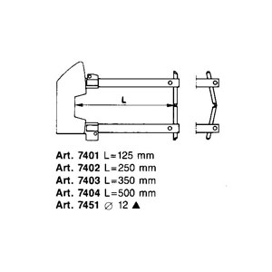 Tecna - Arm pairs for hand spotter and old version spotter series 74xx / 7900 ~ Electrode arms