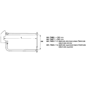Tecna - Arm Pairs for Hand Point Clamps 7900 ~ Electrode arms