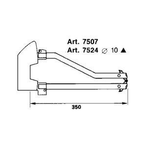 Tecna - Arm Pairs for Hand Point Clamps Series 75xx / 7900 ~ Electrode arms