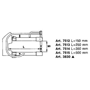 Tecna - Arm pairs water cooled series 75xx / 7900 ~ Electrode arms