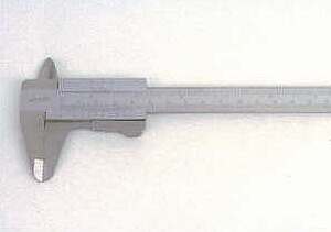 Schieblehre aus Edelstahl, mit Zoll und mm - Teilung, Meßbereich 180mm ~ Messtechnik