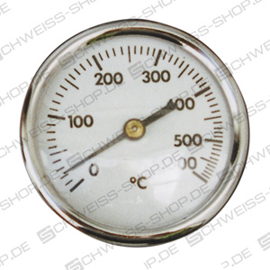 Magnet-Hafthermometer, Gehäuse 78 mm Durchmesser, sicherer Halt durch 3 starke Greifermagnete ~ Messtechnik