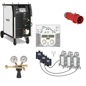 EWM Taurus 351 Synergic S HP MM FKW, MIG/MAG-Multiprozess-Schweißgerät mit MULTIMATRIX-Technologie ~ Taurus