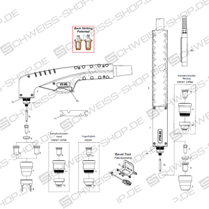 Düsen, passend für WTL/ Cemont/ Helvi/ Sincosald/ CEA - PT80 / PTM80 ~ PT80 / PTM80