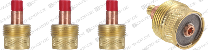 Fronius TTB 160P / 300P Gaslinse Groß ~ Fronius wear parts for TTB 160P / 300P - Jumbo gas lens version - Gas lenses (1.0/ ø25.4 x 41 - 3.2/ ø25.4 x 41) ~ 1850THP0091 - Fig. may deviate Fronius wear parts for TTB 160P / 300P - Jumbo gas lens version - Gas lenses (1.0/ ø25.4 x 41 - 3.2/ ø25.4 x 41) ~ THP 180 / TTB 160
