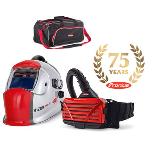 Fronius - Vizor 4000 Air/3X Professional avec appareil de filtration à air pulsé et sacoche | Système Fronius
