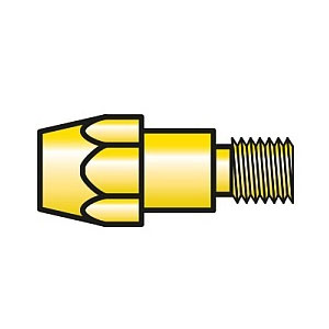ARC DSL36-2 | Ligne de gicleur Plus 36/360 en laiton, L = 32 mm pour gicleur de courant M8 pour chalumeau à gaz de protection Mig/Mag | 1230DSV0013 Ligne de gicleur Plus 36/360 en laiton, L = 32 mm pour gicleur de courant M8 pour chalumeau à gaz de protection Mig/Mag | Ligne de gicleur