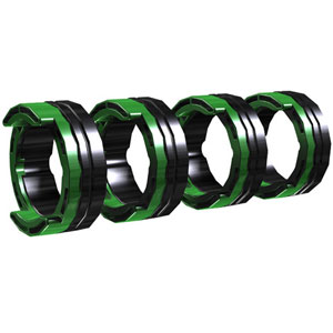 EWM Antriebsrollenset - 4 Rollen, Grün 1.4 mm, V-Nut für Stahl, Edelstahl und Löten | Antriebsrollen