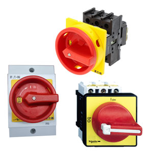 EATON T0-2-1/I1/SVB Hauptschalter (3-polig, Gehäuse IP65), P1-25/EA/SVB Hauptschalter (3-polig, NOT-AUS-Fkt), GS Not-/ Aus-/ Hauptschalter ~ Netzschalter