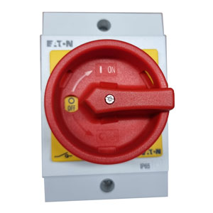 EATON T0-2-1/I1/SVB Hauptschalter 3-polig, Gehäuse IP65, Bemessungsdauerstrom: 20 A, (L x B x H) 0,11m x 0,05m x 0,05m | Netzschalter