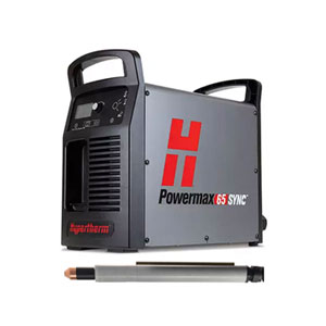 Hypertherm 083363 | Hypertherm Powermax 65 SYNC System, 380-400V 3-PH, CE/CCC, CPC connection, 180 degree machine burner, 15.2m (50') burner hose assembly | 1963PMS0005 Hypertherm Powermax 65 SYNC System, 380-400V 3-PH, CE/CCC, CPC connection, 180 degree machine burner, 15.2m (50') burner hose assembly | Powermax 65 SYNC