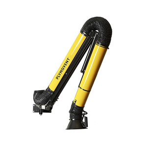 Plymovent - Extraction arms and cranes - Flexible extraction arm MSA-200/3 Ø 200 mm (3 m) with external scale system. Incl. wall bracket ~ Suction arms / cranes