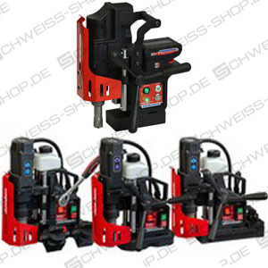 Promotech - Magnetic drilling machines, masters up to 20 holes in 20 mm thick panels with a 10.0 Ah battery pack ~ Magnetic drill &amp; hole punch