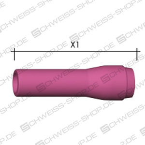 Binzel gas nozzle ceramic long ABITIG GRIP 9, 20, 20SC ~ ABITIG GRIP 9 / 20 / 20 SC wear parts