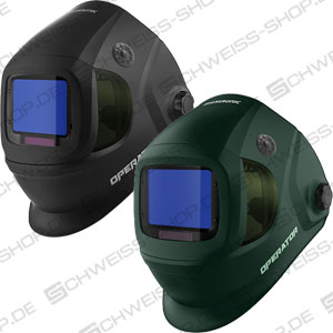 Migatronic - Casques de soudage Operator TH3P (Midnight Black et Nordic Pine) conçus pour le confort, la visibilité et une protection fiable ~ Casque automatique Migatronic