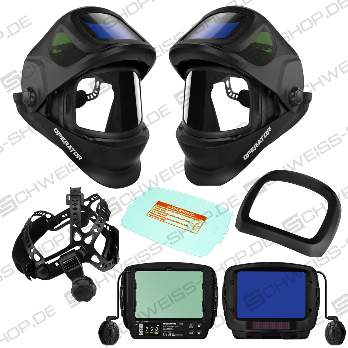 Migatronic | Pièces de rechange et accessoires pour le casque de protection Operator FP750 | 2133AHM0035 Pièces de rechange et accessoires pour le casque de protection Operator FP750 | Casque automatique Migatronic