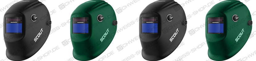Migatronic | Scout Schweißhelme (Black und Green) | 2133AHM0037 - Abb. kann abweichen Scout Schweißhelme (Black und Green) | Automatikhelm Migatronic