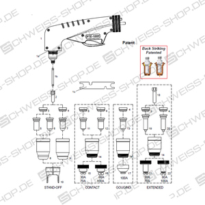 Düsen, passend für P+M PTE-100H | PTE-100H