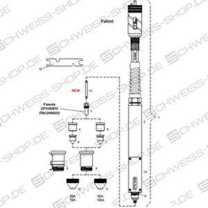 P+M | Nozzles, suitable for P+M PTE-105M | 2155PUM0010 Nozzles, suitable for P+M PTE-105M | PTE-105M