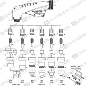 P+M | Gas distributor, suitable for P+M PTS-120H | 2159PUM0003 Gas distributor, suitable for P+M PTS-120H | PTS-120H